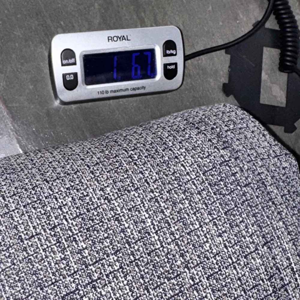 Tahari Arthur S Levine Womens 24W Tweed Collarless Jacket Blazer Purple Gray - Picture 11 of 11